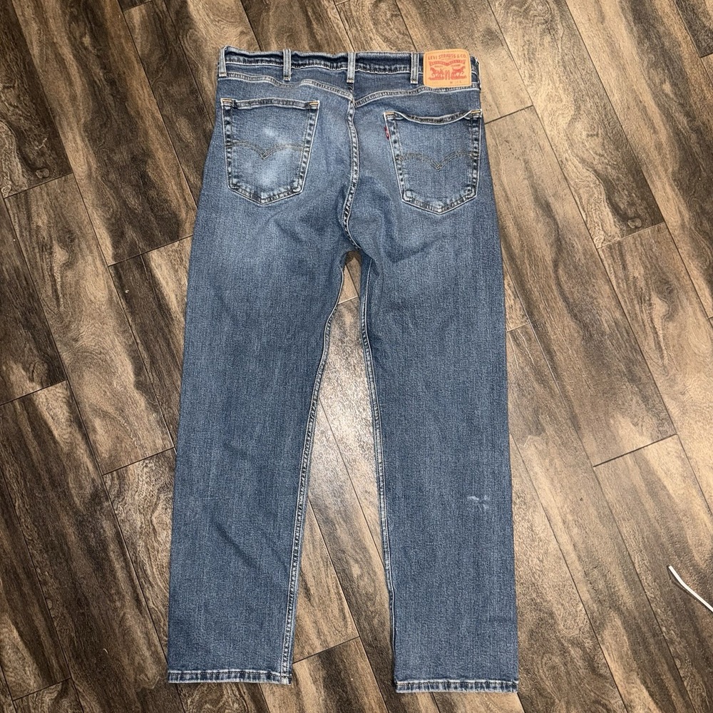 Levi's 505 Straight Leg Regular Fit Medium Wash Denim Jeans Men's Size 38x32